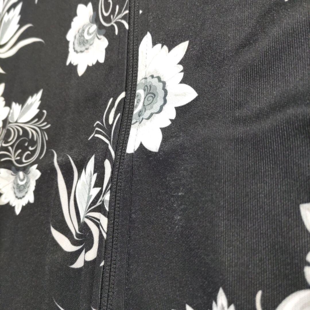 NIKE　トラックジャケット　ボタニカル　花柄　ブラック　L