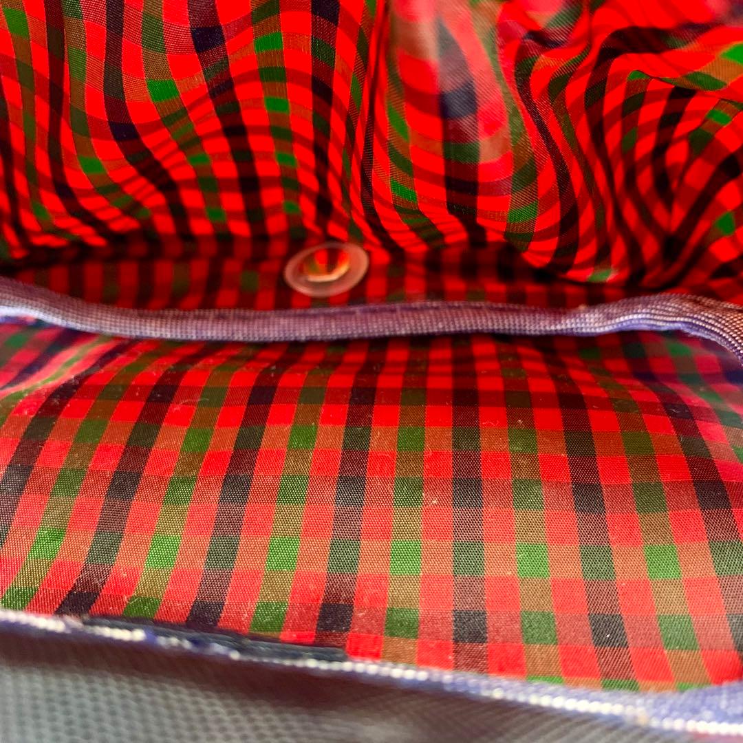 ファミリア familiar おむつポーチ デニム生地 クマちゃん 刺繍