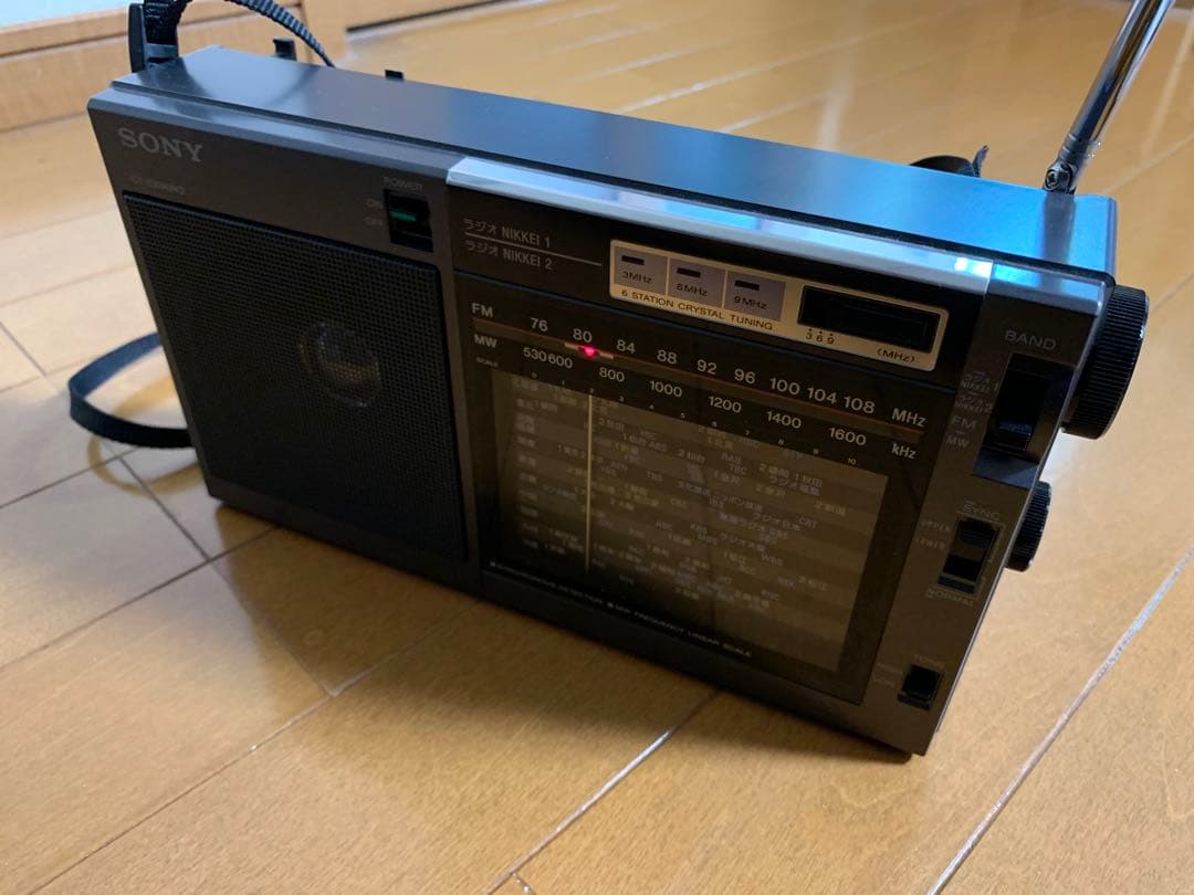 美品！】SONY ラジオ ICF-EX5MK2 新品電池4本付き 【美品！】SONY
