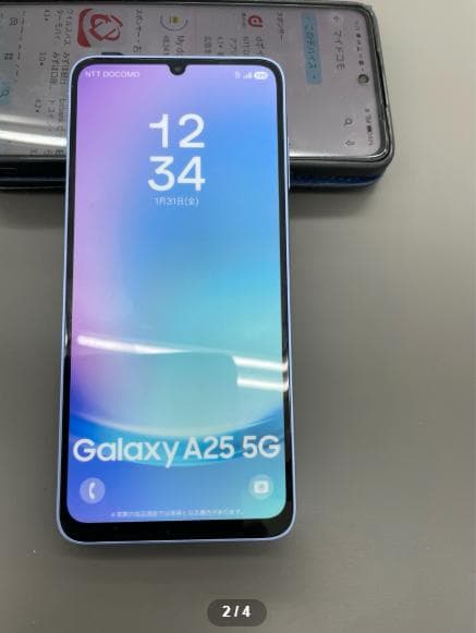 新品・未使用品　SAMSUNG Galaxy A25 5G SCG33 ブルー