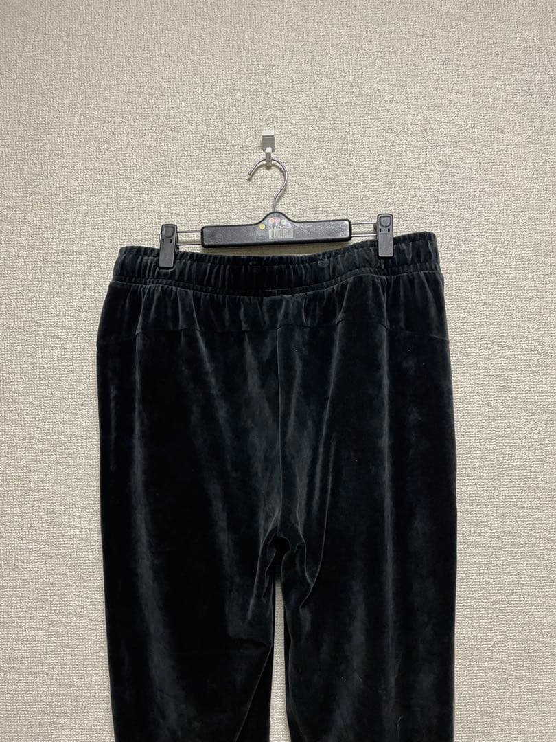 ★ベロア セットアップ★ PUMA トラックジャケット・パンツ ジャージ 黒 L