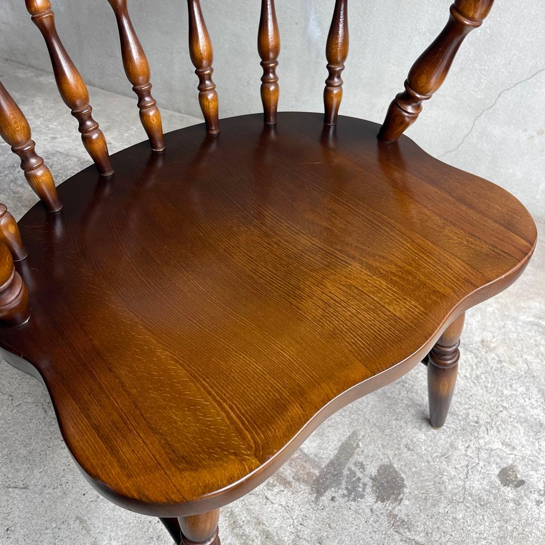 飛騨産業　キツツキマーク　ウィンザーアームチェア　キャプテンチェア