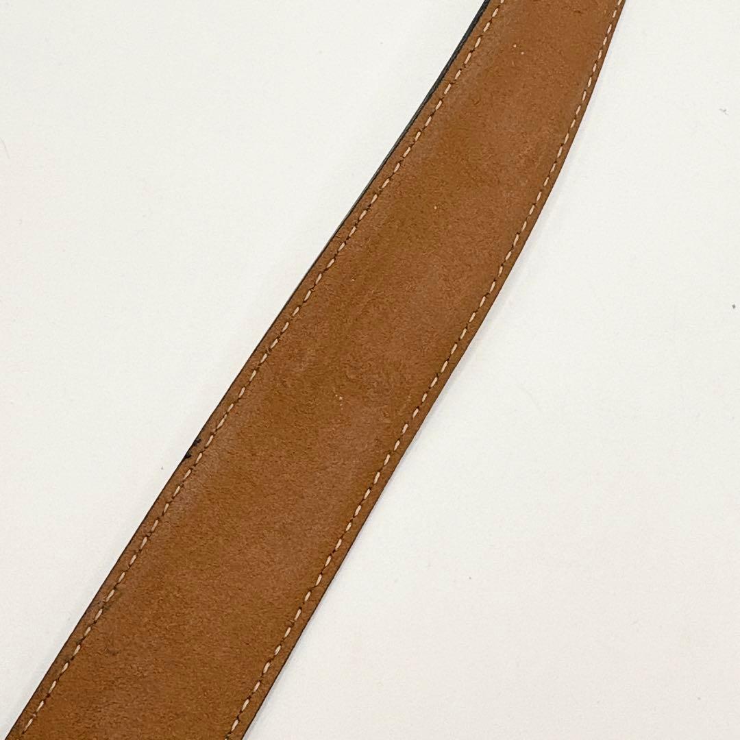 CELINE サークルロゴ ベルト レザー ヴィンテージ