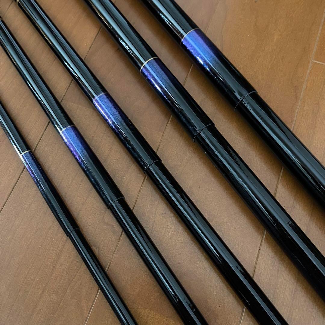 のべ竿　2.7m 3.6m 4.5m 5.4m 6.3m 5本セット　渓流竿