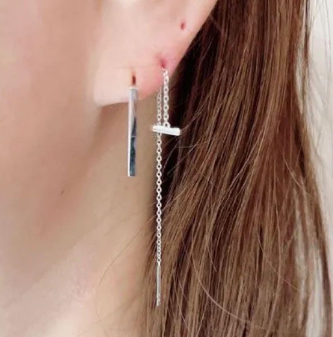 アクセサリー Tom wood Sleek Ear Chain 64 mm