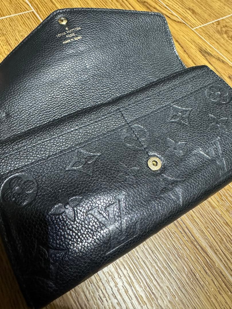 LOUIS VUITTONポルトフォイユブラック 長財布