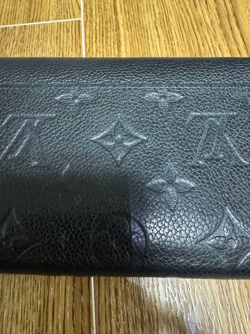 LOUIS VUITTONポルトフォイユブラック 長財布