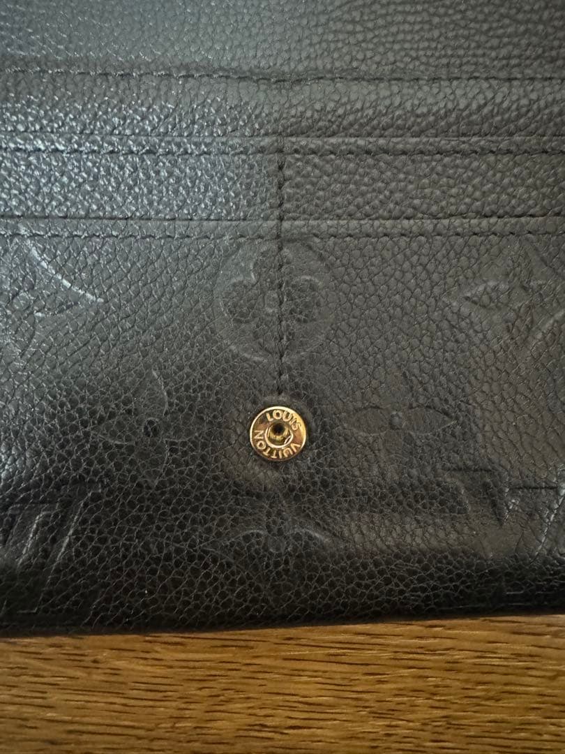 LOUIS VUITTONポルトフォイユブラック 長財布