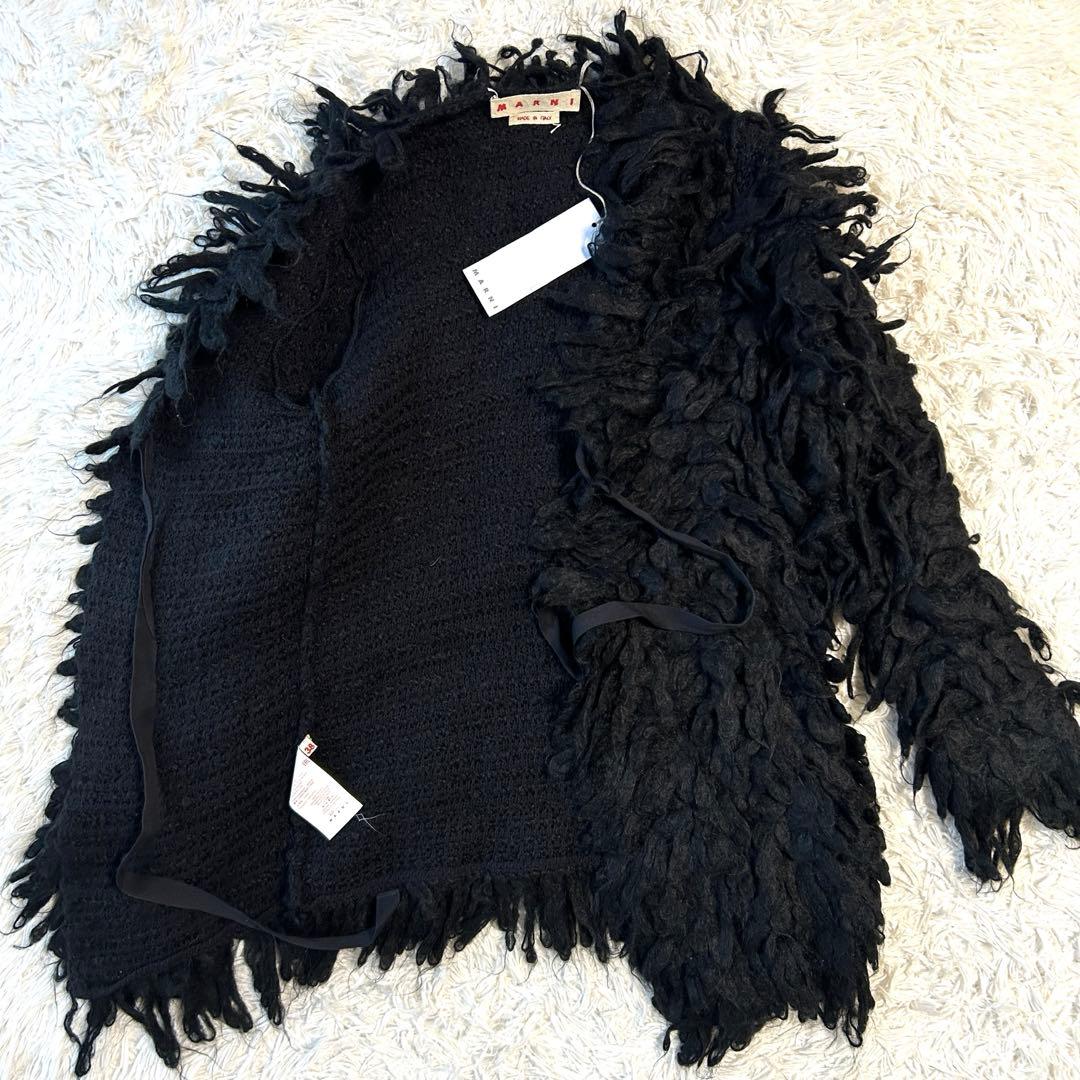 タグ付き✨マルニ MARNI ニット フリンジコート ジャケット カーディガン