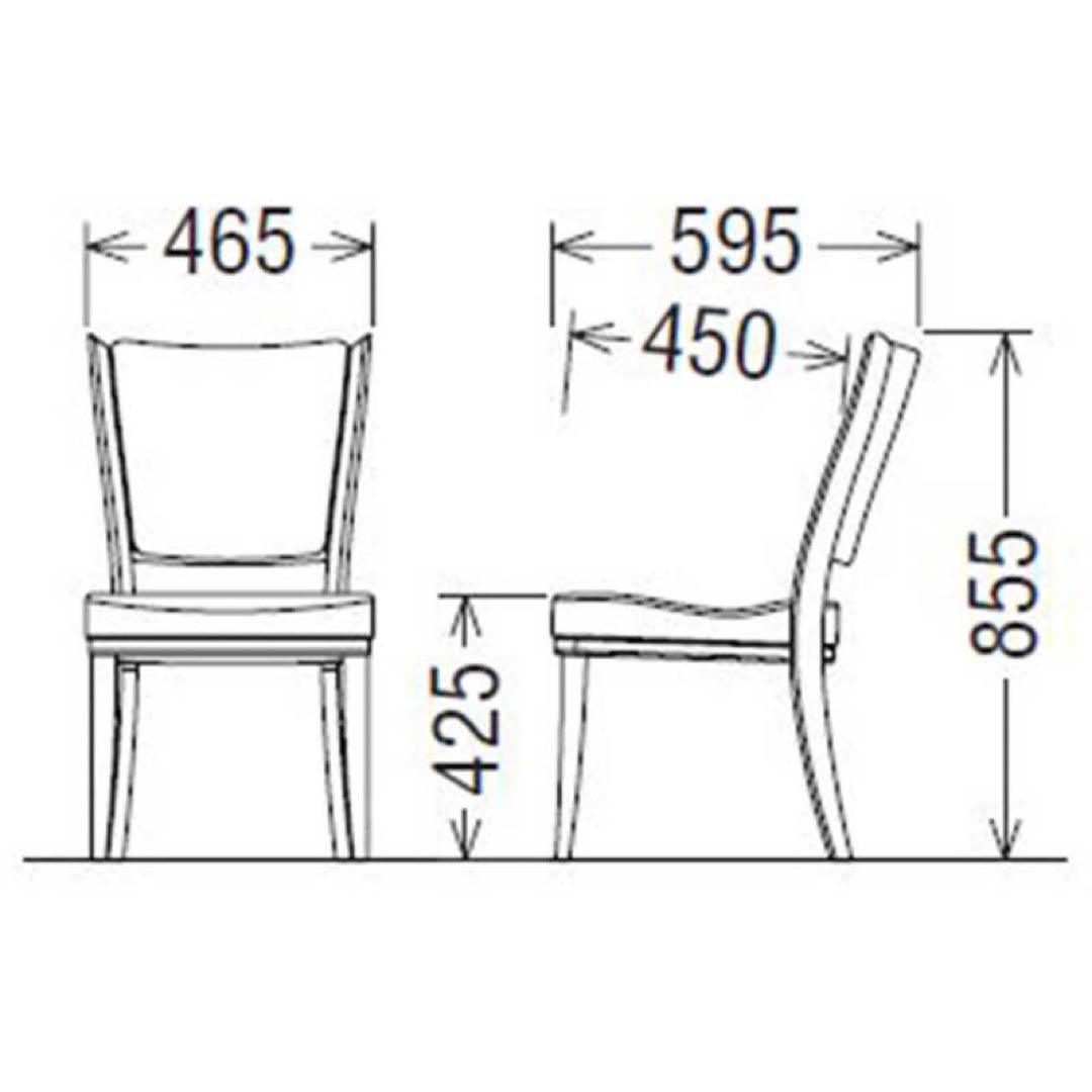 美品 カリモク ダイニングチェア CT7355 ウォールナット 4 - メルカリ