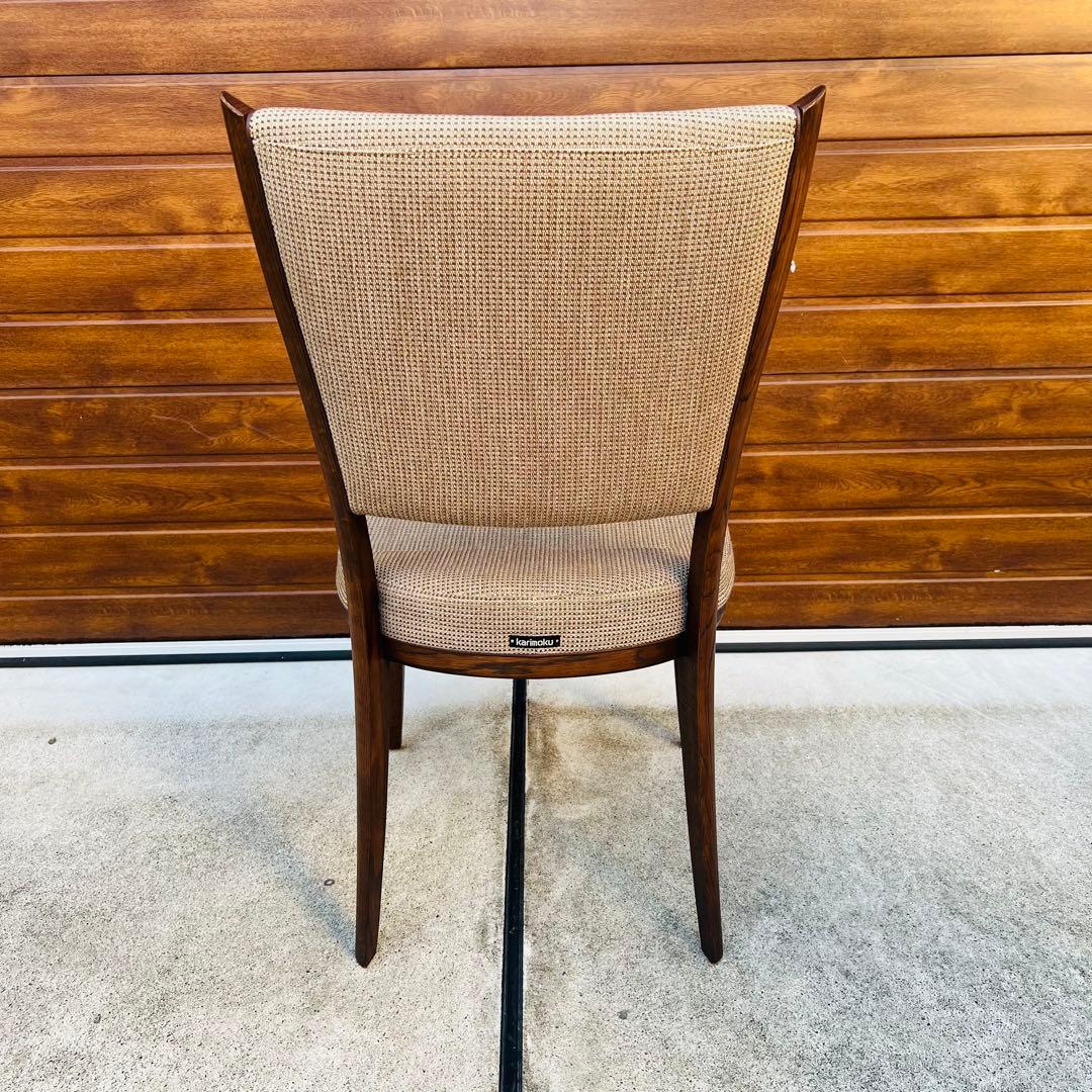 美品 カリモク ダイニングチェア CT7355 ウォールナット 4 - メルカリ