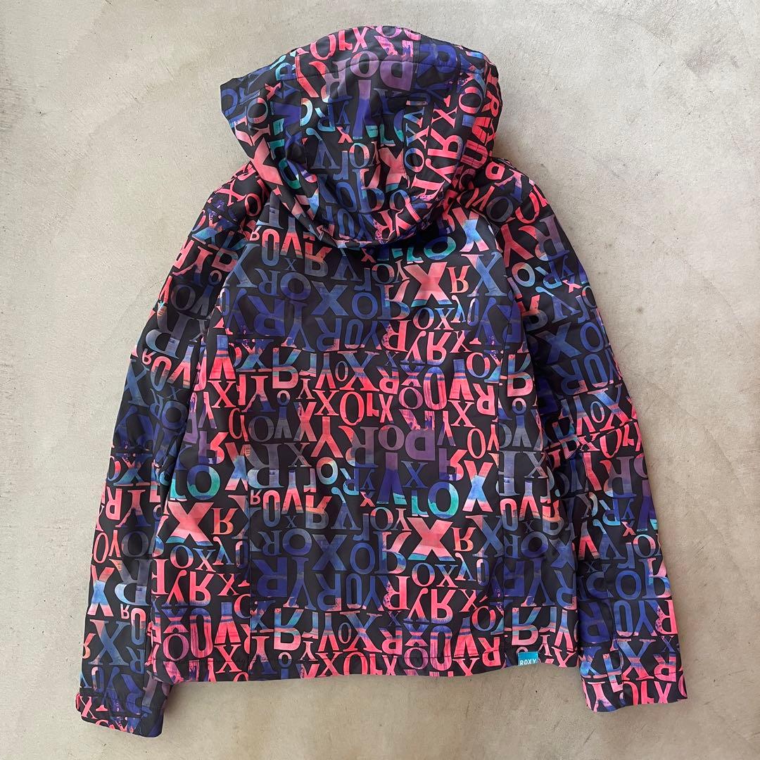 【ROXY】ロキシー★スノーボード　ウェア　S　上下　総柄　ピンク　スキー