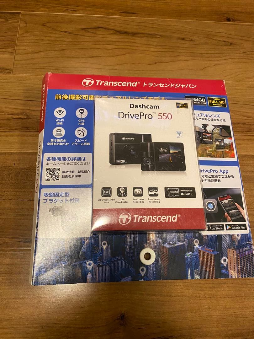 未使用品　Transcend DrivePro 550 ドライブレコーダー
