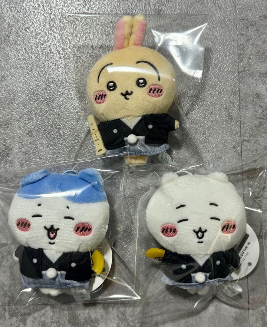 ⑰ ちいかわ ハチワレ うさぎ お正月 マスコット 3つセット - メルカリ