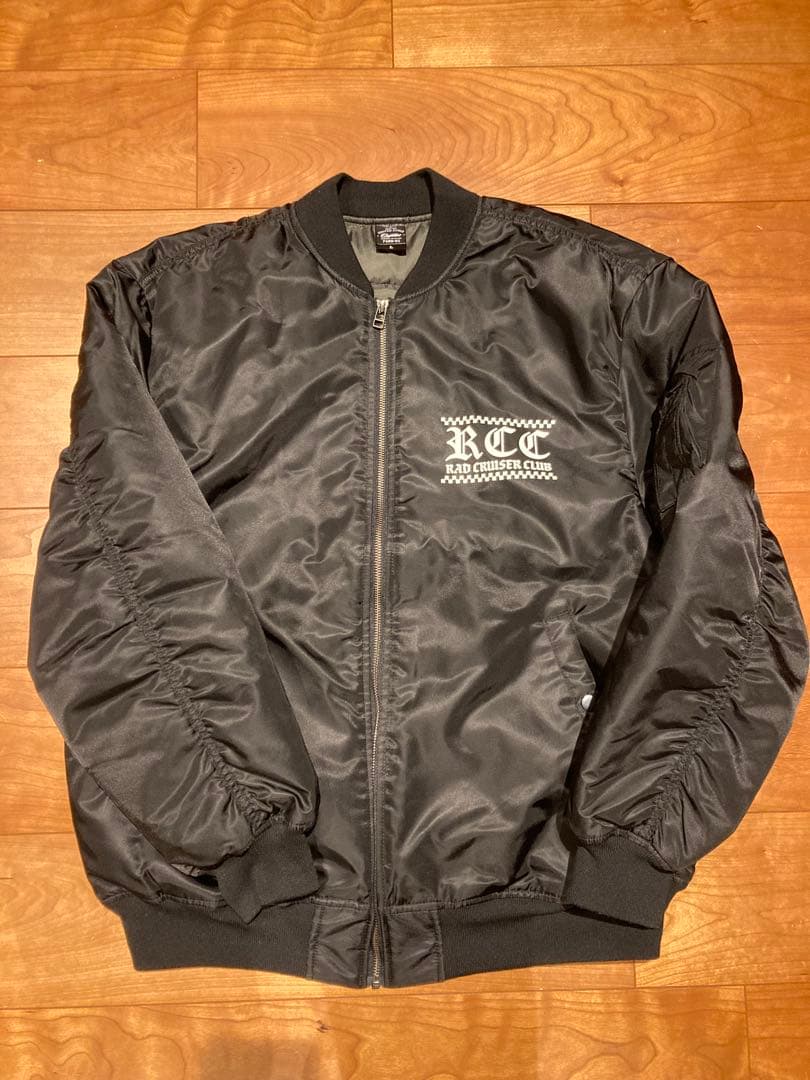 ランクル60 MA-1 L 黒　フライトジャケット　ミリタリージャケット