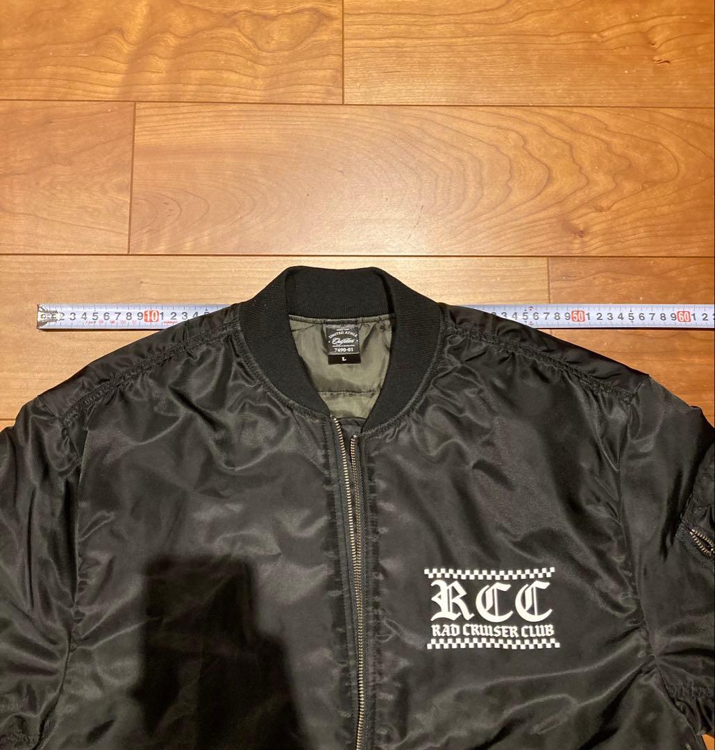 ランクル60 MA-1 L 黒　フライトジャケット　ミリタリージャケット