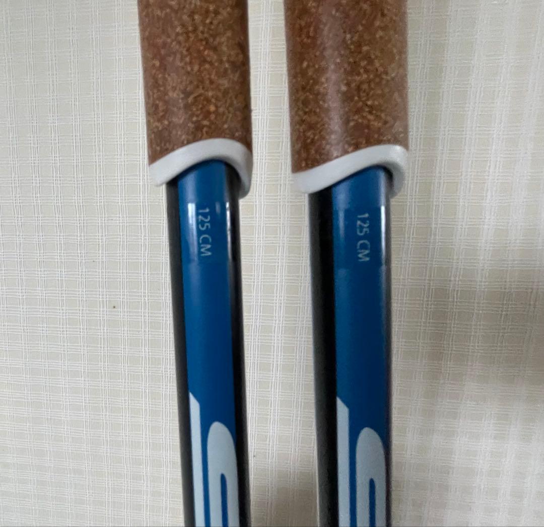 ストラップあり　swixクロスカントリースキーポール　125cm