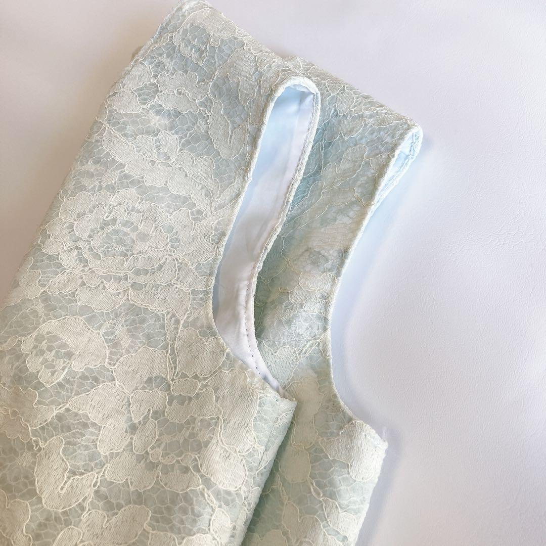 130size 水色 レース セレモニー 入学 卒園 発表会 結婚式 フォーマル