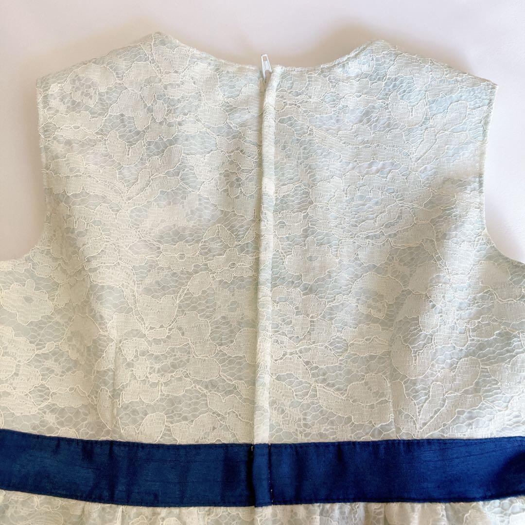 130size 水色 レース セレモニー 入学 卒園 発表会 結婚式 フォーマル