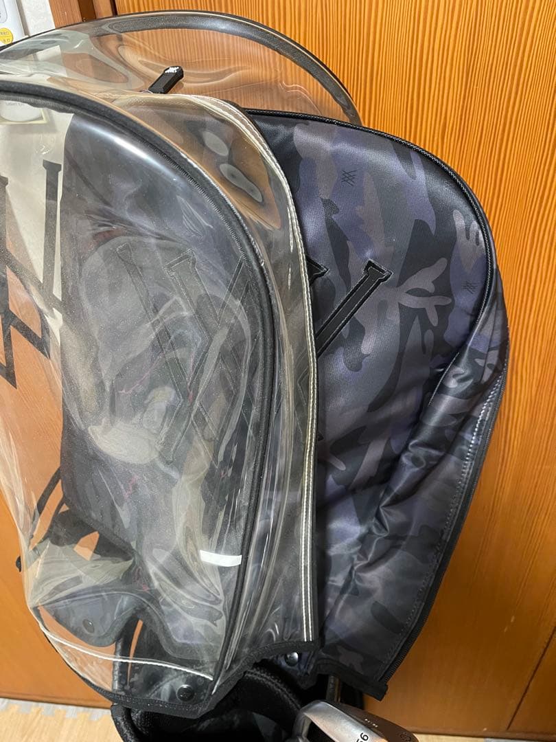 Anew golfブラック・迷彩 ゴルフバッグ・キャディバッグ