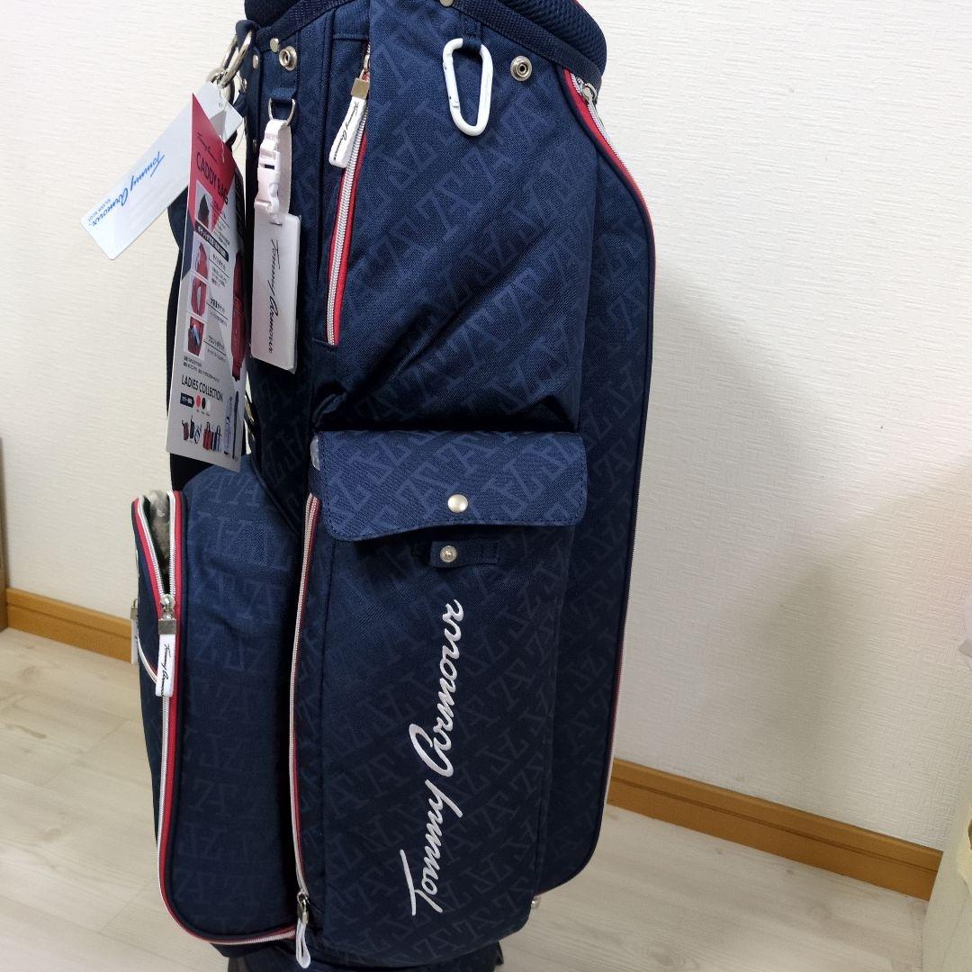 新品♥トミーアーマー ゴルフバッグ ネイビー