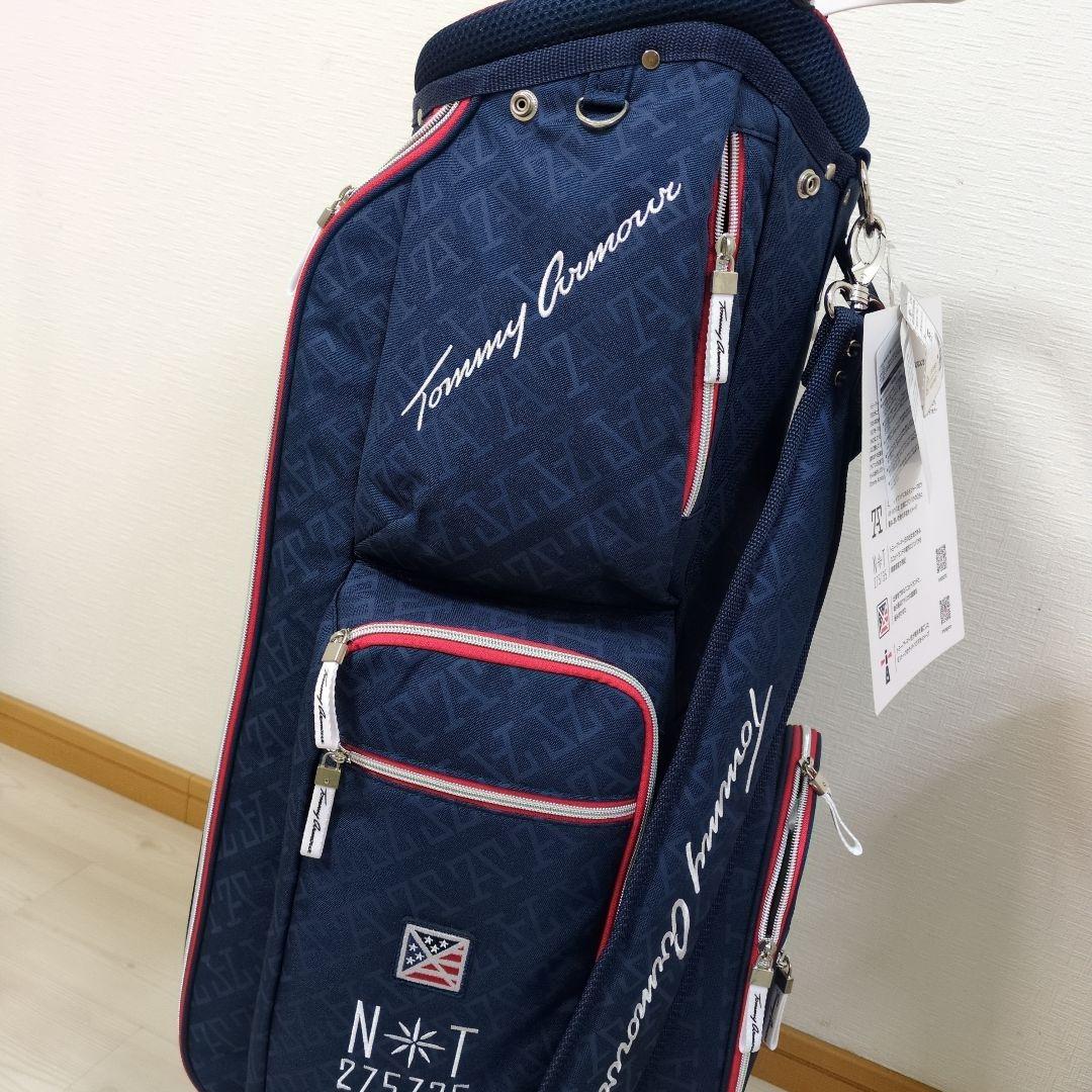 新品♥トミーアーマー ゴルフバッグ ネイビー