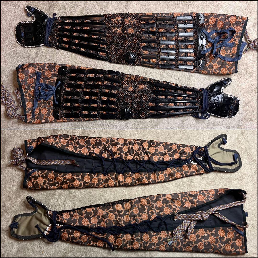 新品同様、美品！『光忍』丸武工房製【鎧•甲冑】紺糸威 黒胴 当世具足　甲冑 一式