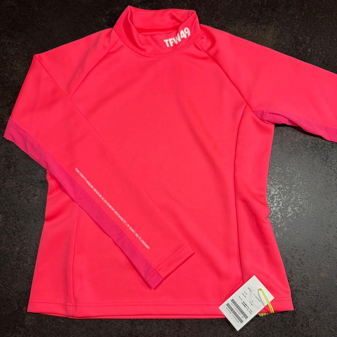 TFW49 レディース　ゴルフウェア　長袖　モックネック　Mサイズ