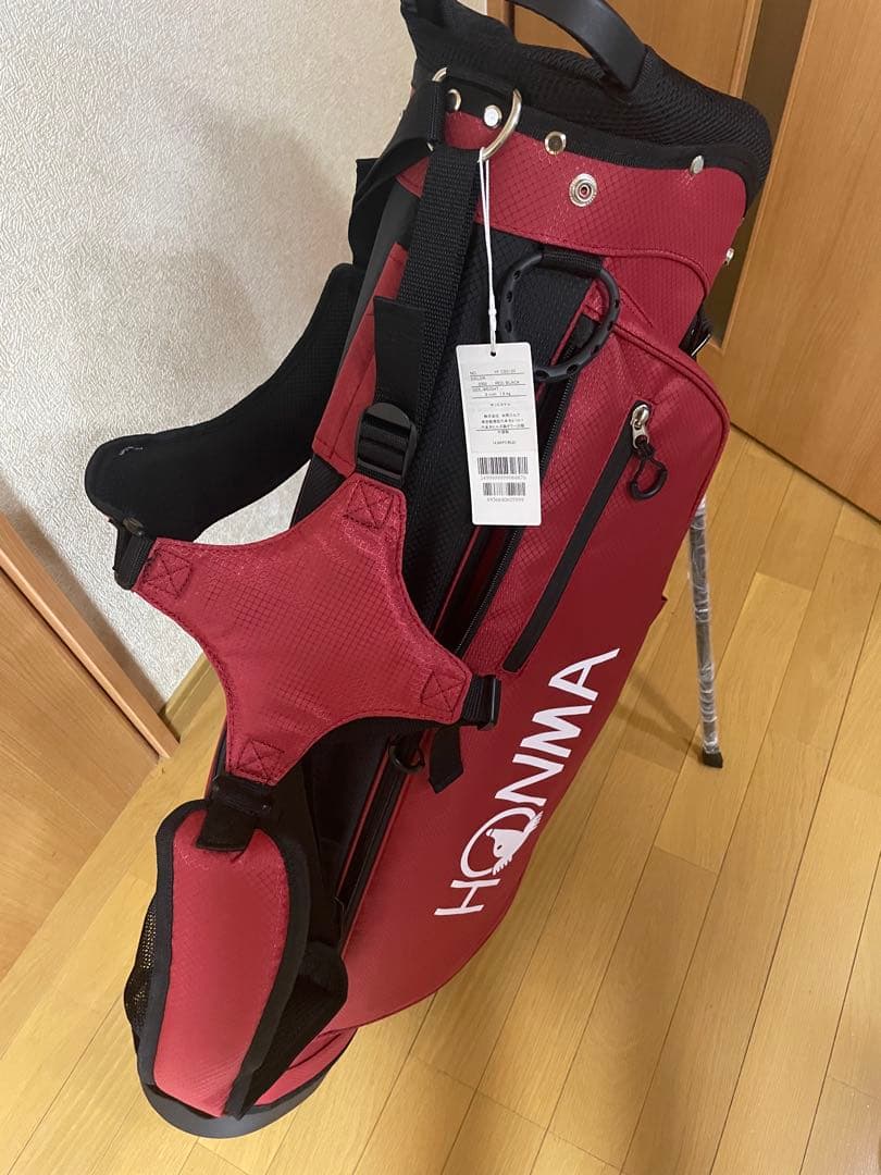 HONMA ⛳️ゴルフバッグ ⛳️赤/黒 6インチ　新品　未使用
