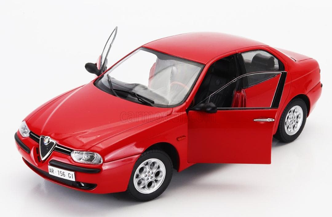 MITICA 1/18 アルファロメオ 156 2.5 V6 1997 レッド - ミニカー最