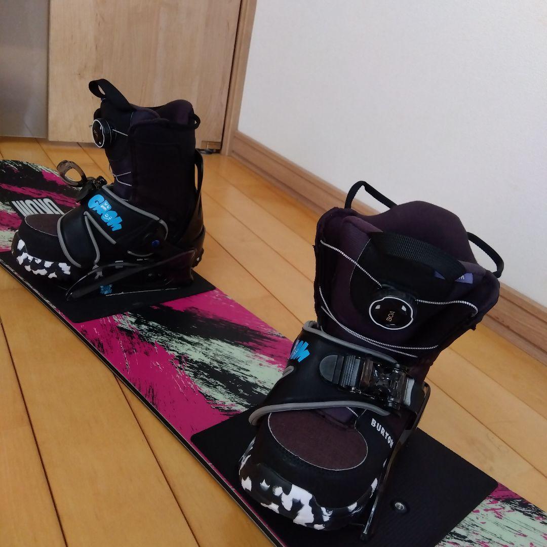 Burton Grom　キッズ　 スノーボード、ビンディング、ブーツ3点セット