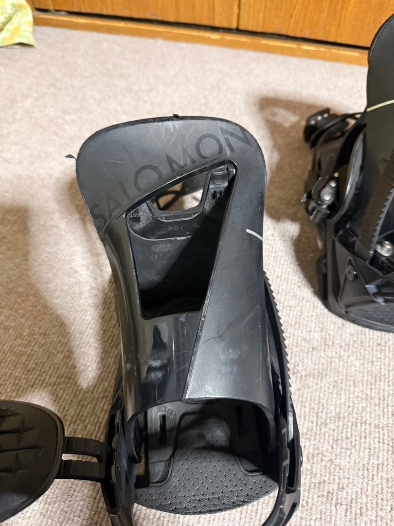 SALOMON ホログラム　ブラック ビンディング