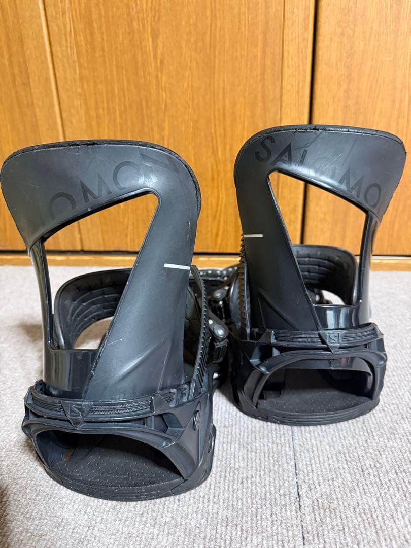 SALOMON ホログラム　ブラック ビンディング