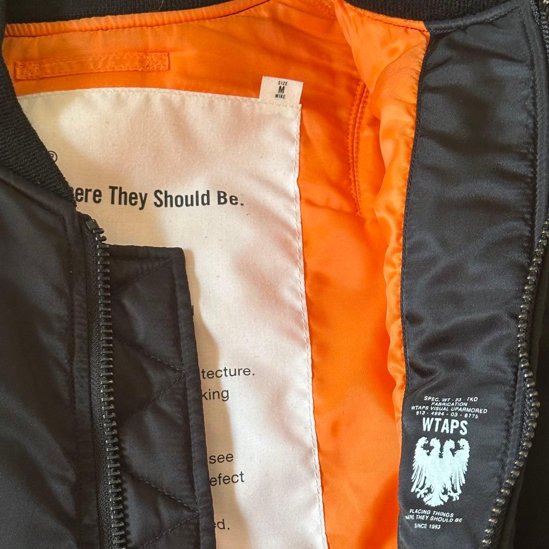 14AW WTAPS MA-1 ジャケット ブラック M