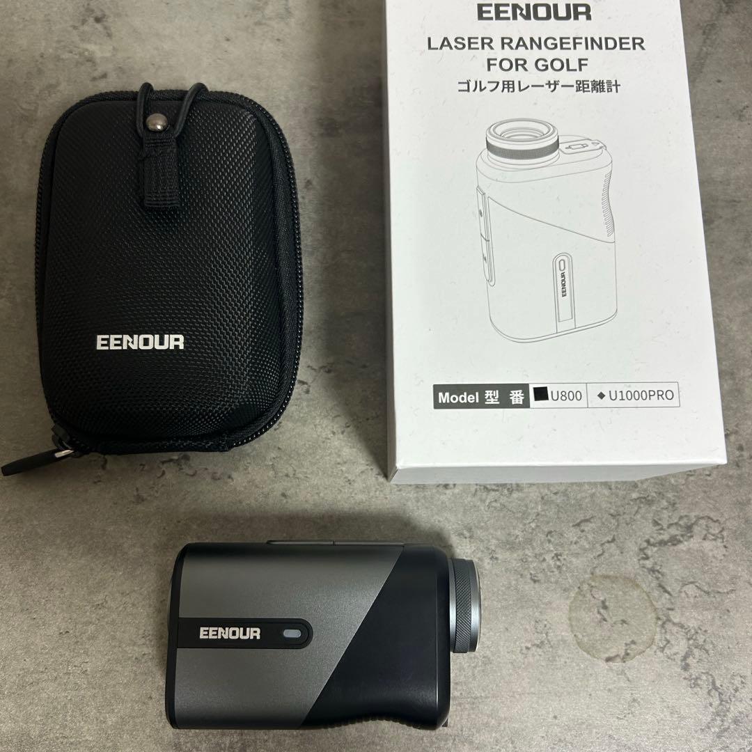 【24時間以内に発送】EENOUR ゴルフ用レーザー距離計 U800 ブラック