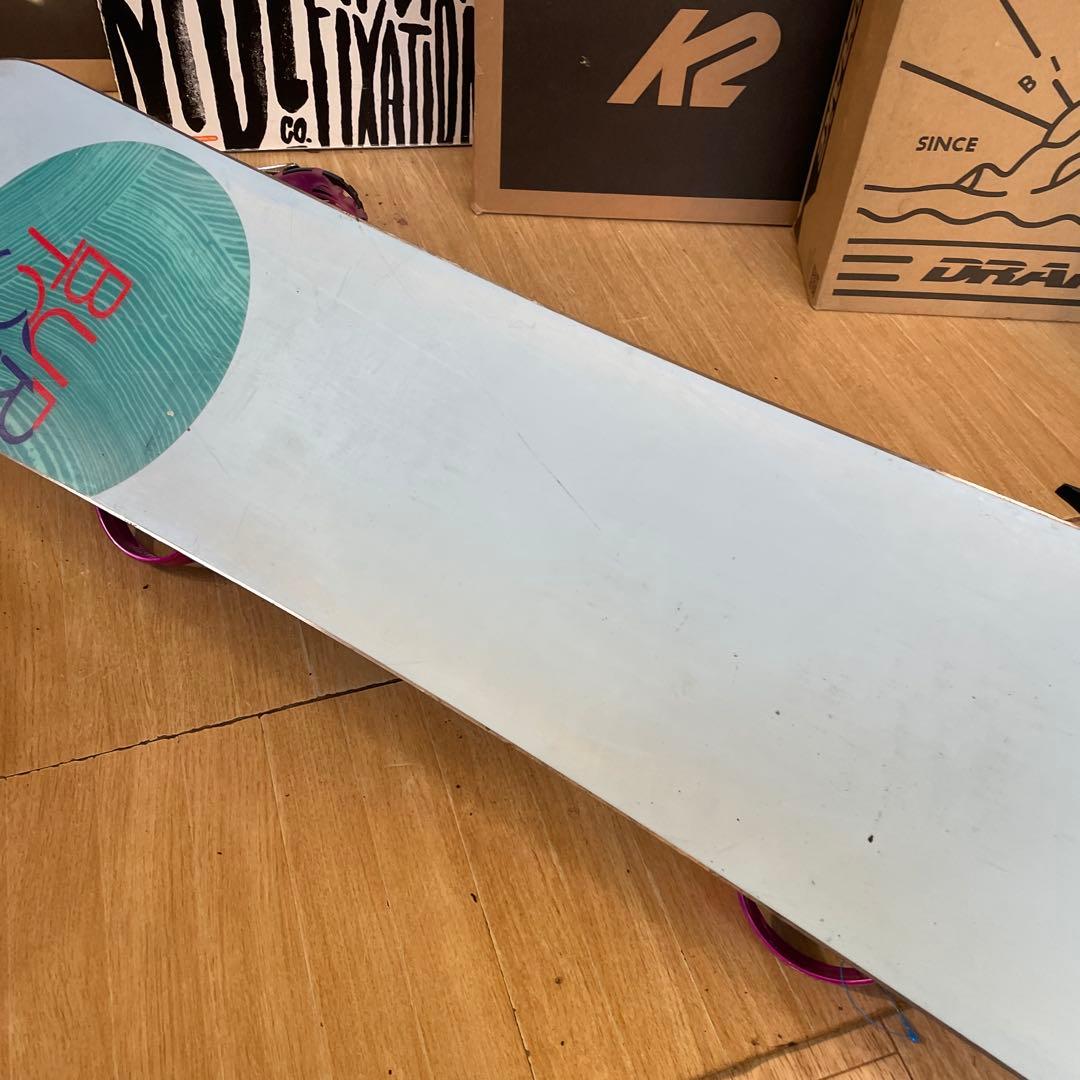 BURTON×RIDE　バートン　ライド　バインディング付　スノーボードセット