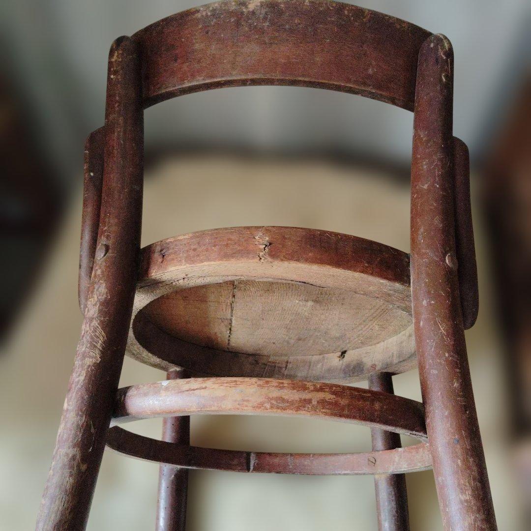 昭和レトロ 初期 アンティーク 古家具 昭和曲木 椅子 ヴィンテージ