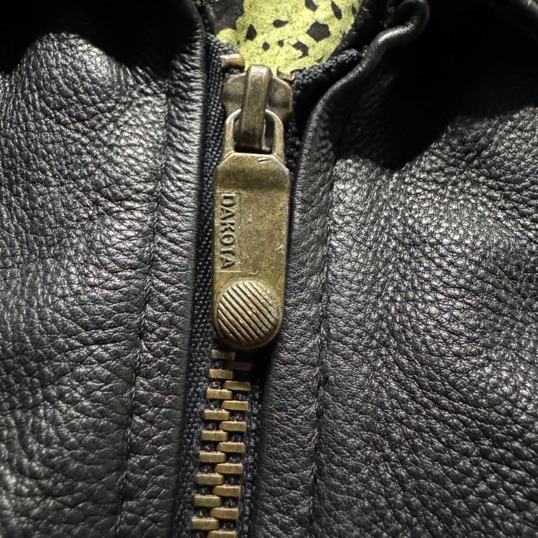 90s vintage】DAKOTA L フライトジャケット L 短丈 本革