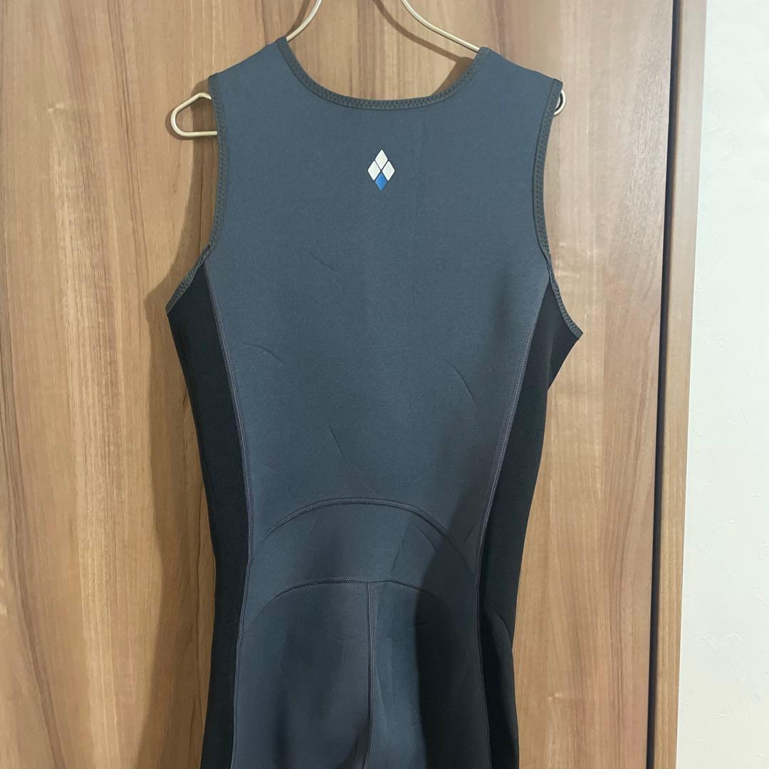 moon ball ロングジョン ウェットスーツ グレー/ブラック