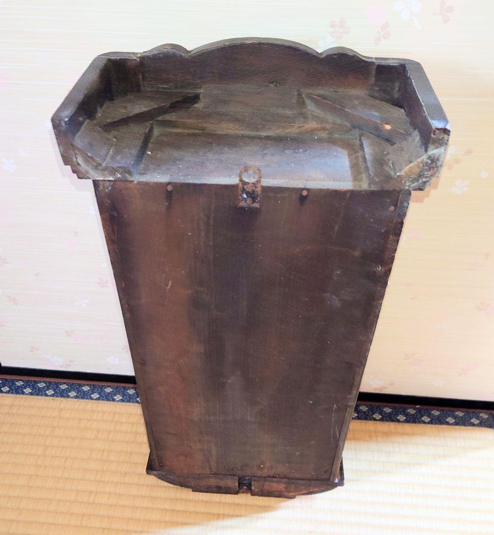 〈完動・美品〉栄計舎　OCCUPIED JAPAN　本打式宮型ゼンマイ振り子時計