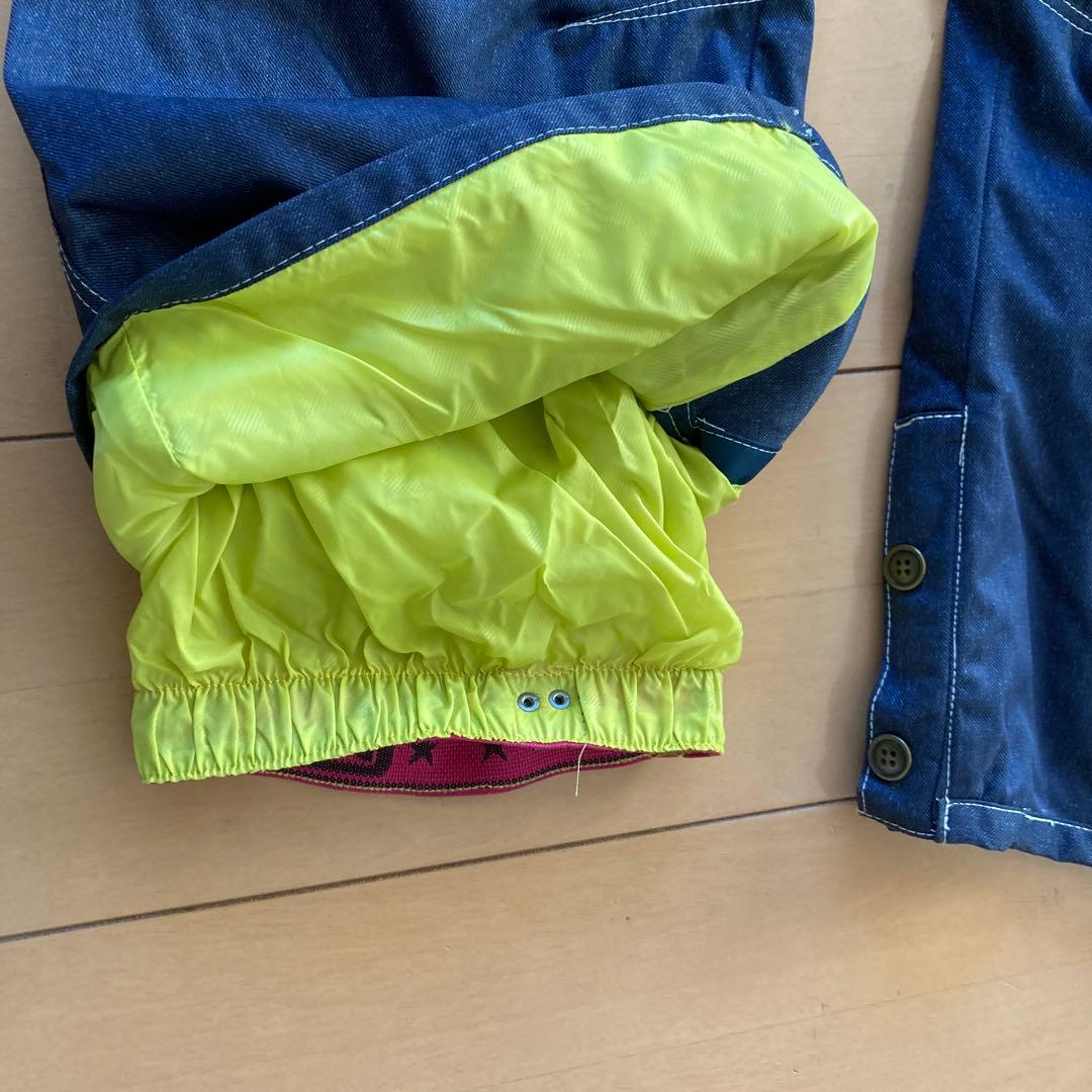 カラフル星柄スノーボードウェア Mサイズ　asics arg