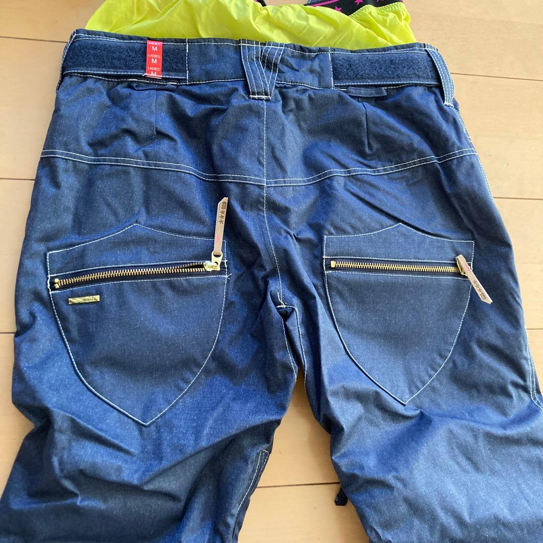 カラフル星柄スノーボードウェア Mサイズ　asics arg