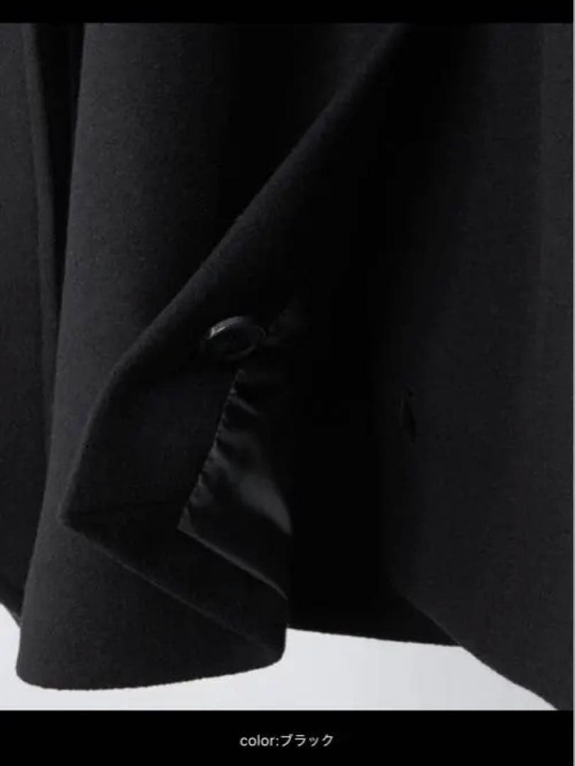 チェスターコート ロングコート 綺麗め カジュアル ブラック 「CLEL」