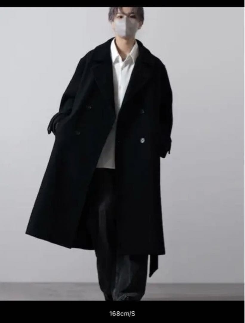 チェスターコート ロングコート 綺麗め カジュアル ブラック 「CLEL」