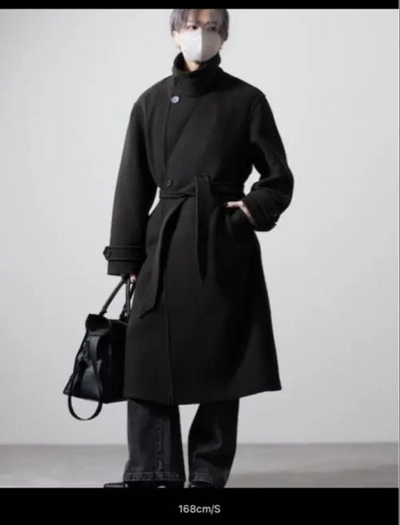 チェスターコート ロングコート 綺麗め カジュアル ブラック 「CLEL」