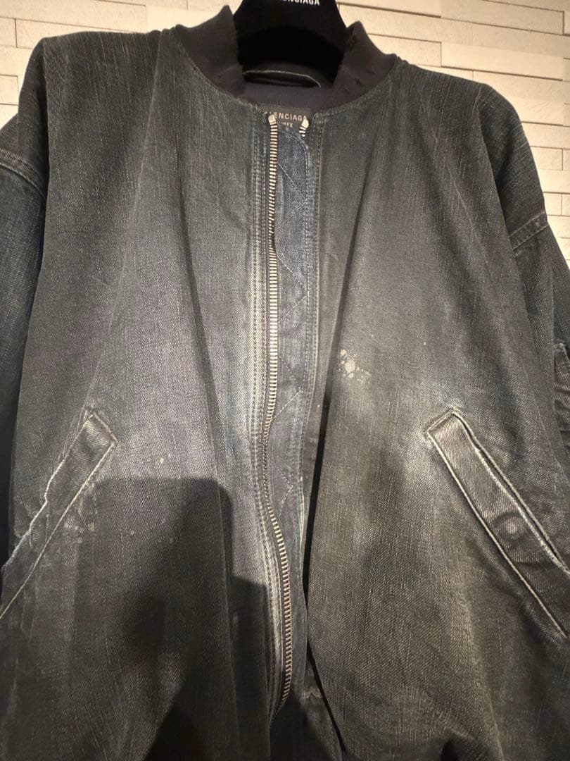 BALENCIAGA バレンシアガ デニムボンバージャケット (希少XSサイズ)