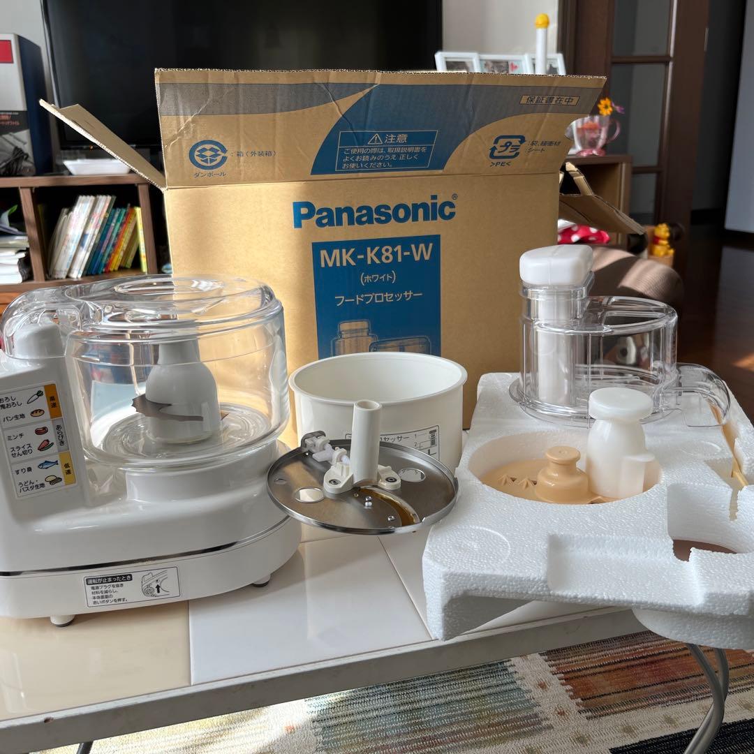 パナソニック フードプロセッサ MK-K81-W L108927835 - 調理器具