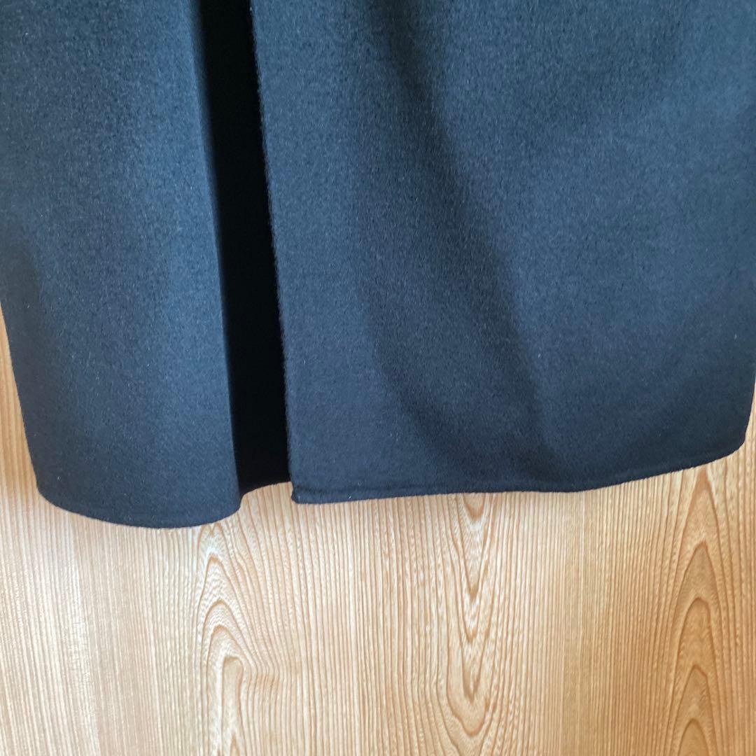 ユニクロ＋J カシミヤブレンドチェスターコート（黒）