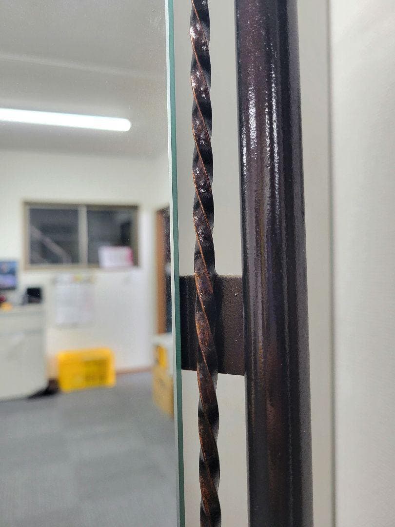 ヴィンテージ品】姿見 スタンドミラー 葡萄 スタンド☆