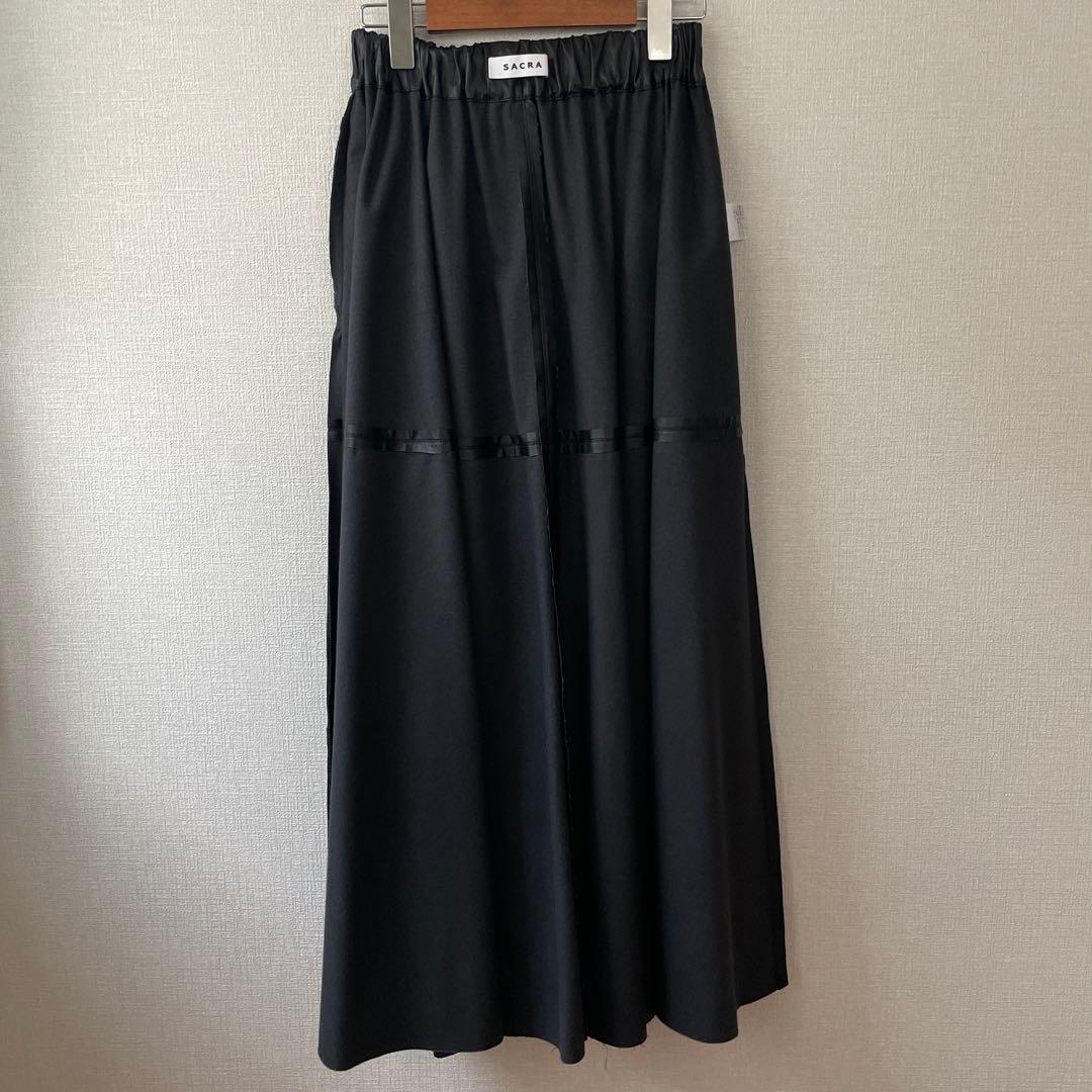 SACRA フェイクレザー　マキシスカート